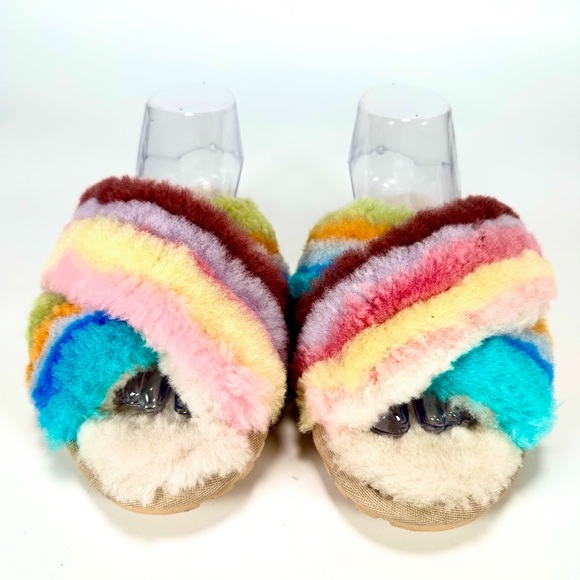 EMU Australia by Anthropologie Mayberry Rainbow Sheepskin Slipper in Multicolor - Picture 6 of 16